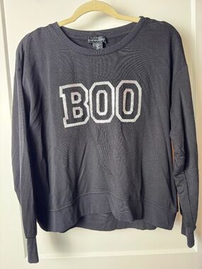 NWOT Cynthia Rowley Boo  sequin sweater